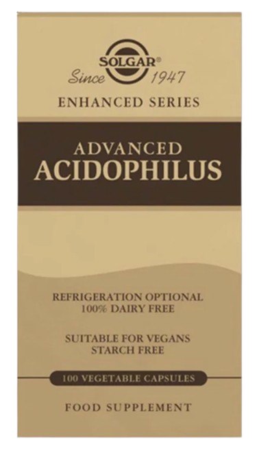 Solgar Advanced Acidophilus 100 kapslit