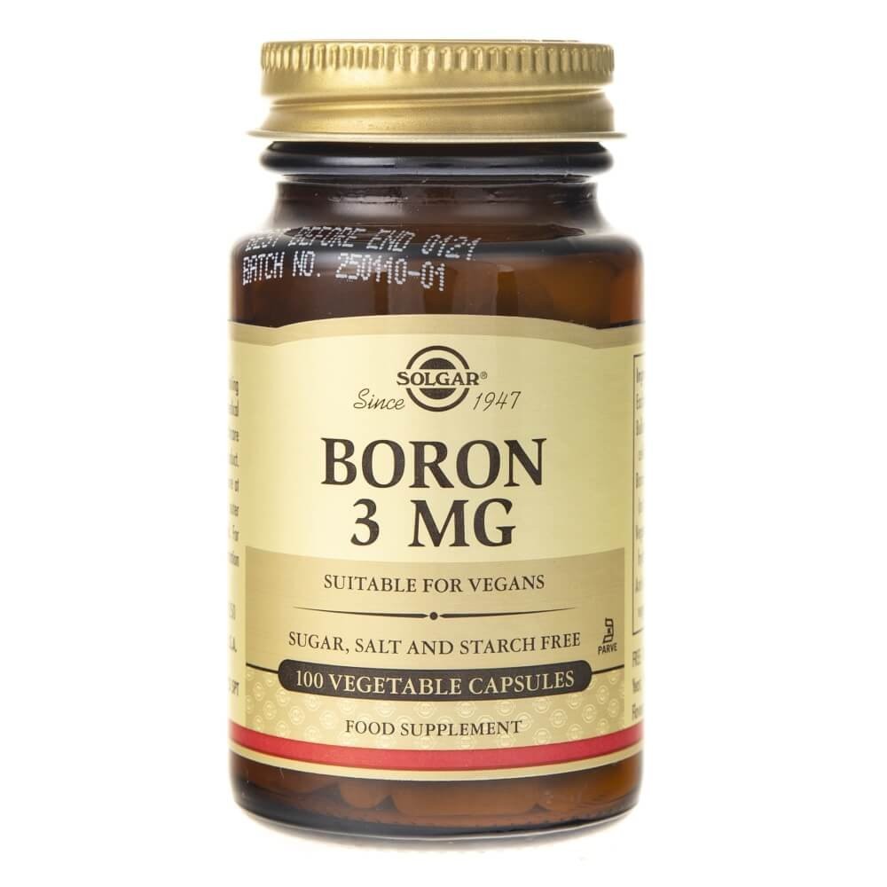 Solgar Boor - Boor 3 mg 100 kapslit