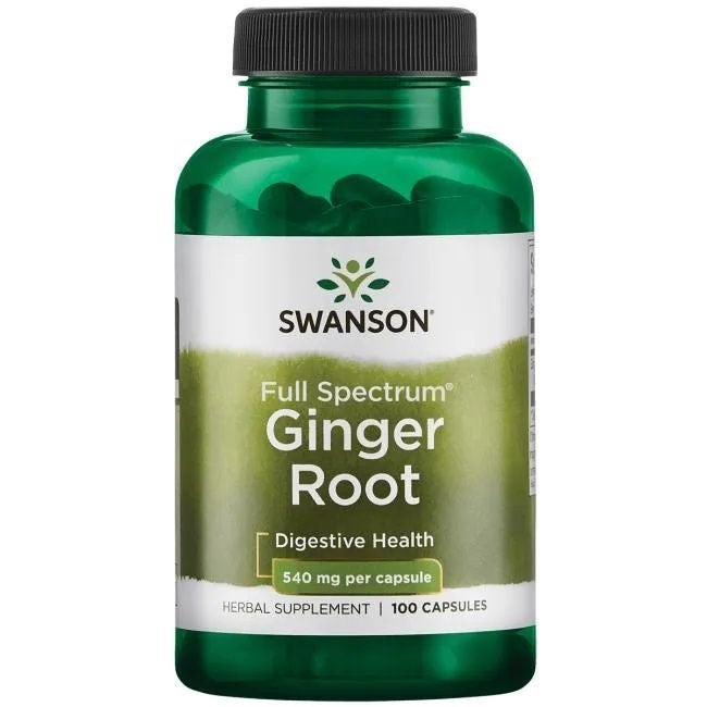 Swanson Full Spectrum Ingverijuure pulber 540 mg 100 kapslit