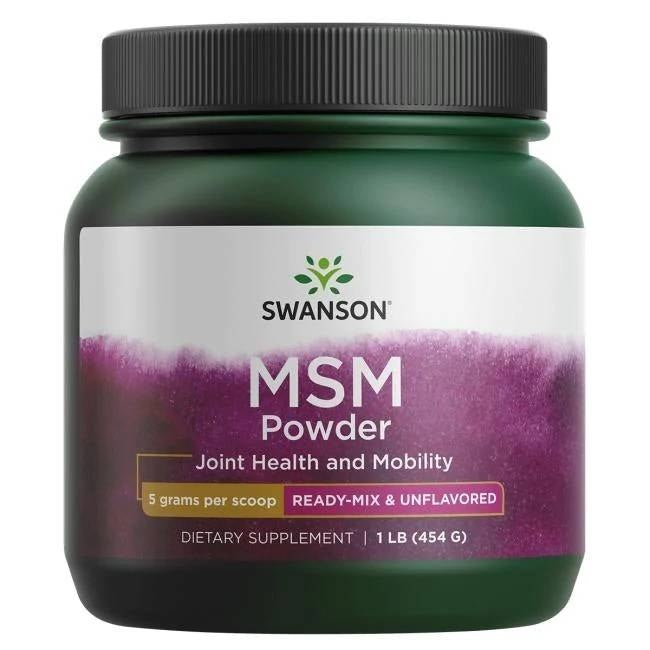 Swansoni väävli MSM - metüülsulfonüülmetaani pulber 454 g