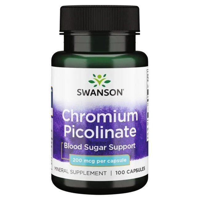 Swanson Chrome Picolinate 200 mcg 100 kapslit