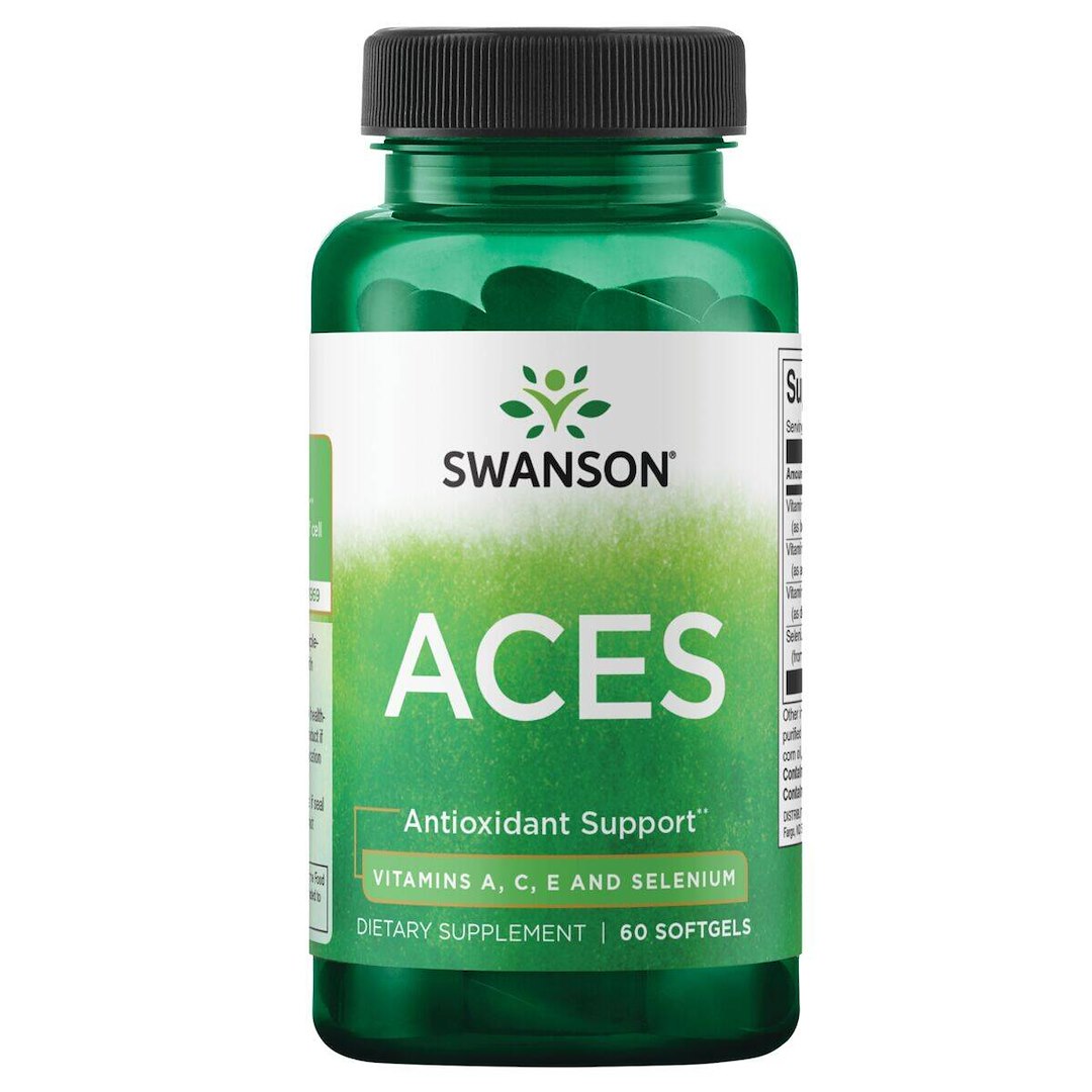 Swanson ACES - A-, C-, E-vitamiinid ja seleen, 30 kapslit