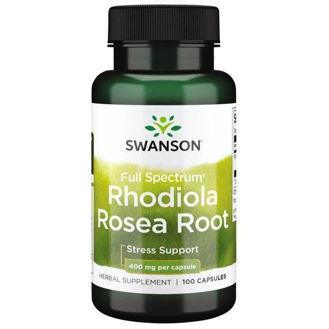 Swanson Full Spectrum Rhodiola Rosea juur 400 mg 100 kapslit