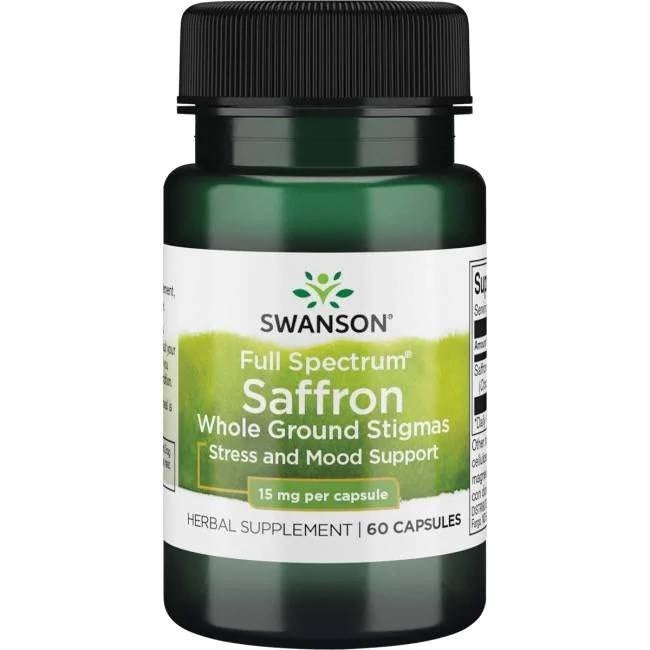 Swanson Full Spectrum safran - safran 15 mg 60 kapslit