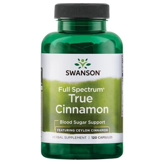 Swanson Full Spectrum True Cinnamon 300 mg 120 kapslit