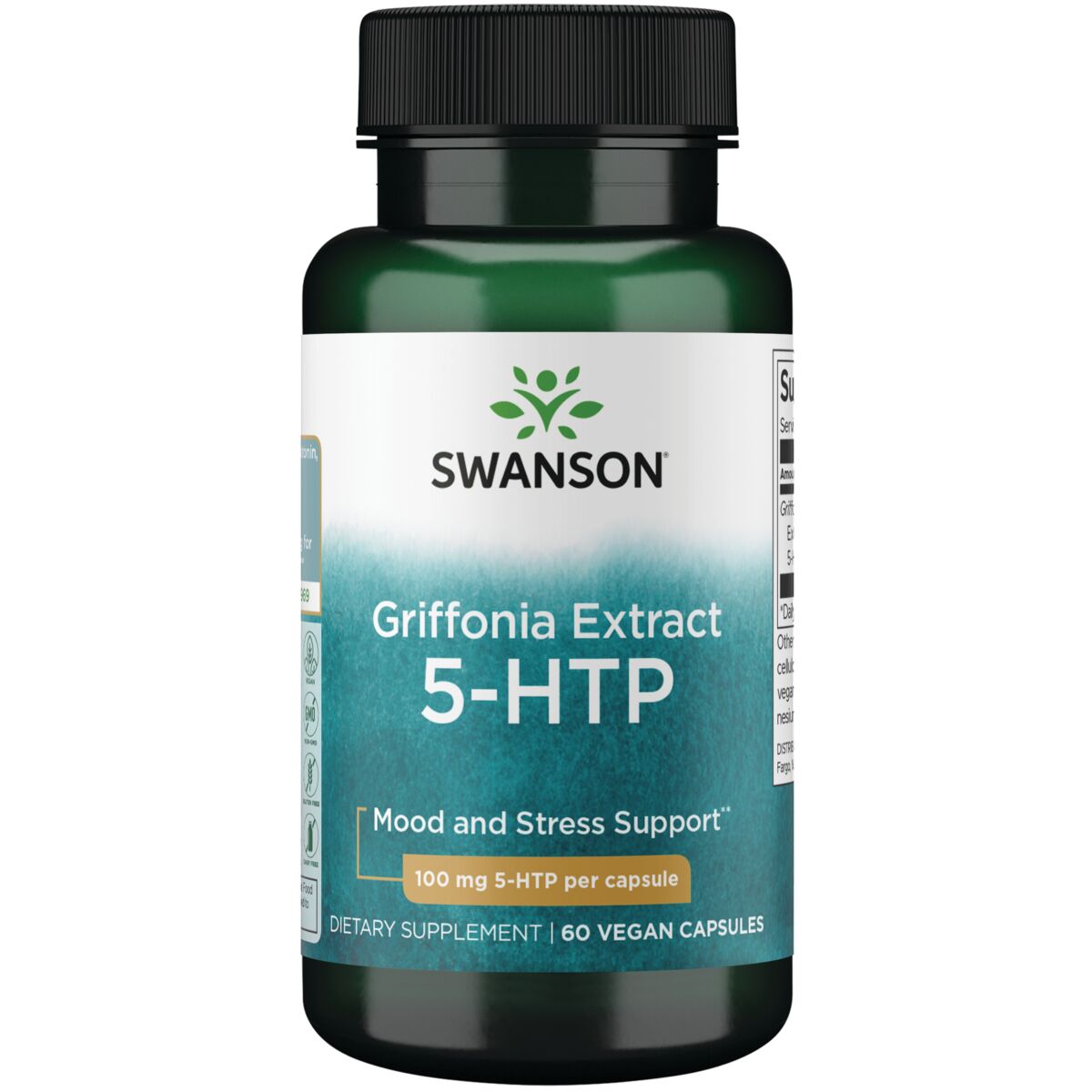 Swanson Griffonia ekstrakt 5-HTP 60 kapslit