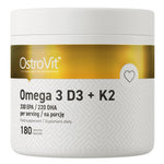 Ostrovit Omega 3 D3+K2 180 kapslit