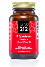 LABS212 B Spectrum - B-grupi vitamiinid ilma B9 ja B12-ta 60 kapslit