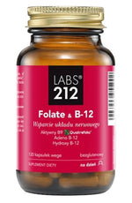 LABS212 Folaat ja B-12 120 kapslit