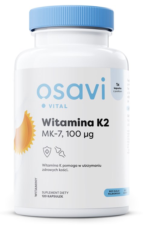 Osavi vitamiin K2 MK-7 100 mcg 120 kapslit