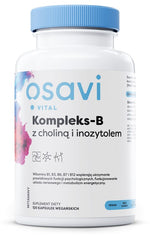 Osavi B-vitamiinikompleks koliini ja inositooliga 120 kapslit