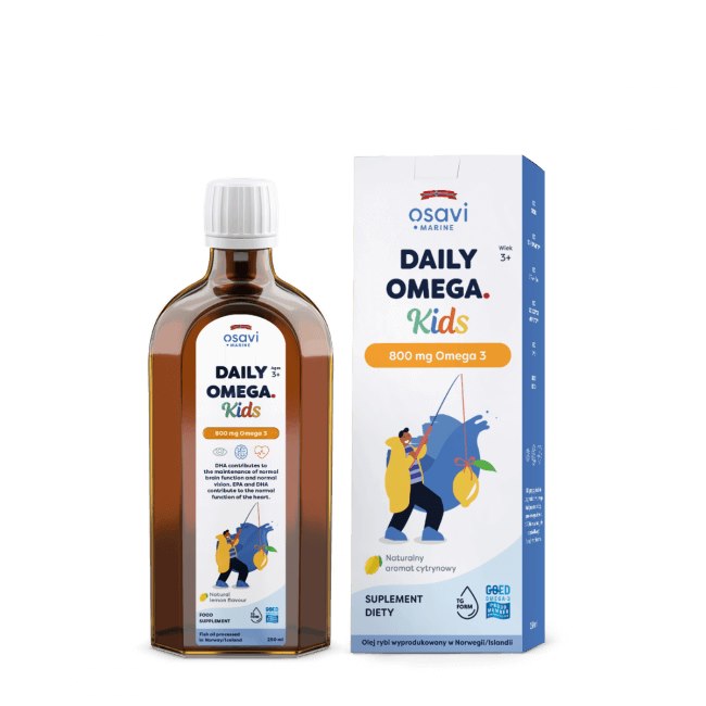Osavi Daily Omega Kids 800 mg – sidrunimaitseline 250 ml