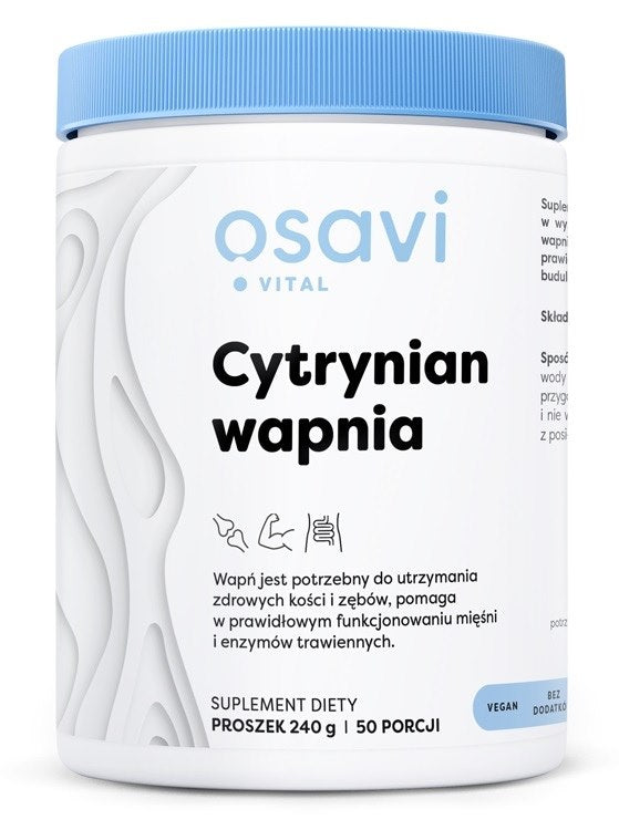 Osavi kaltsiumtsitraadi pulber 240 g