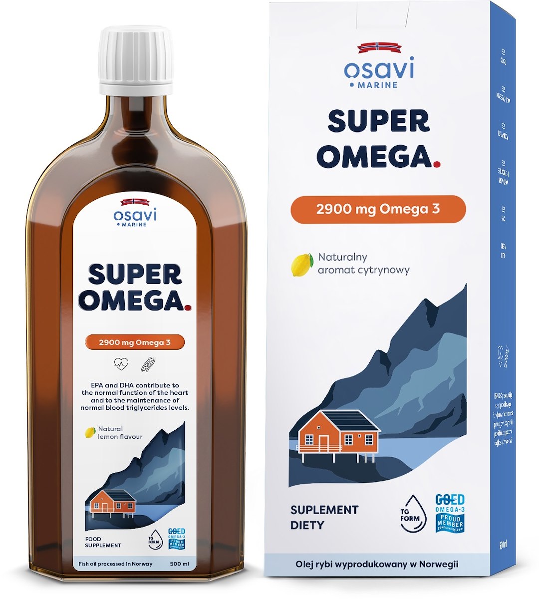 Osavi Super Omega, 2900 mg – sidrunimaitseline 500 ml