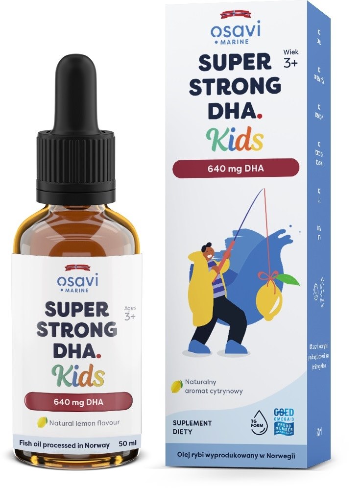 Osavi Super Strong DHA Kids, 640 mg - sidrunimaitseline 50 ml