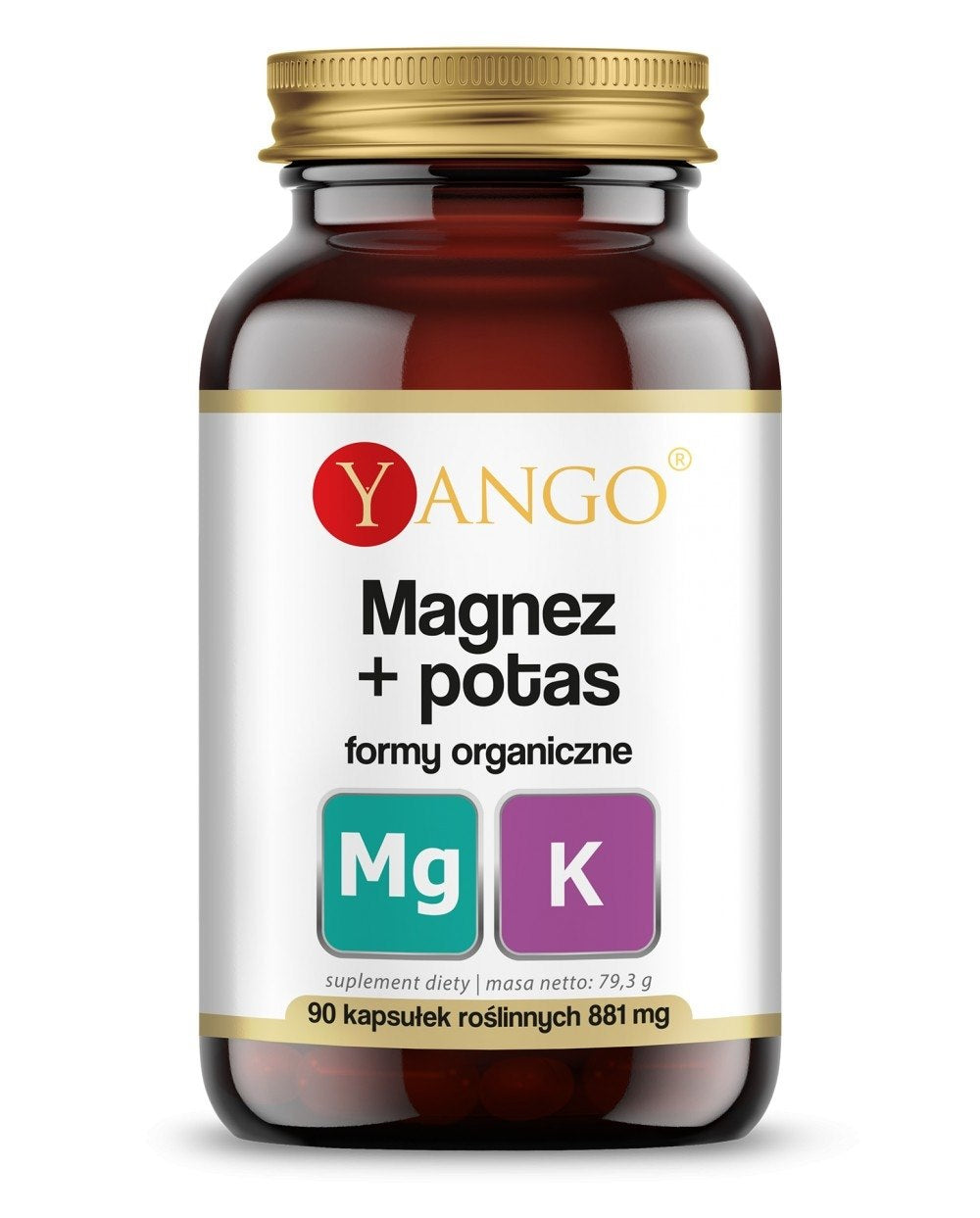 Yango Magneesium + Kaalium 90 kapslit