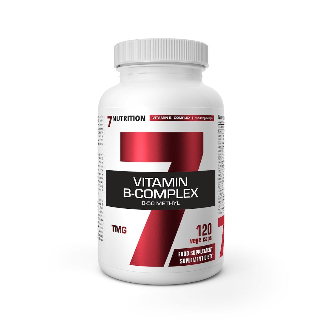 7Nutrition B-Complex B50 metüül - vitamiin B kompleks 120 kaps.