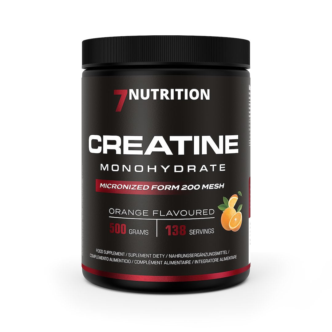 7Nutrition kreatiinmonohüdraat apelsinimaitseline – kreatiinmonohüdraat – apelsinimaitseline 500 g