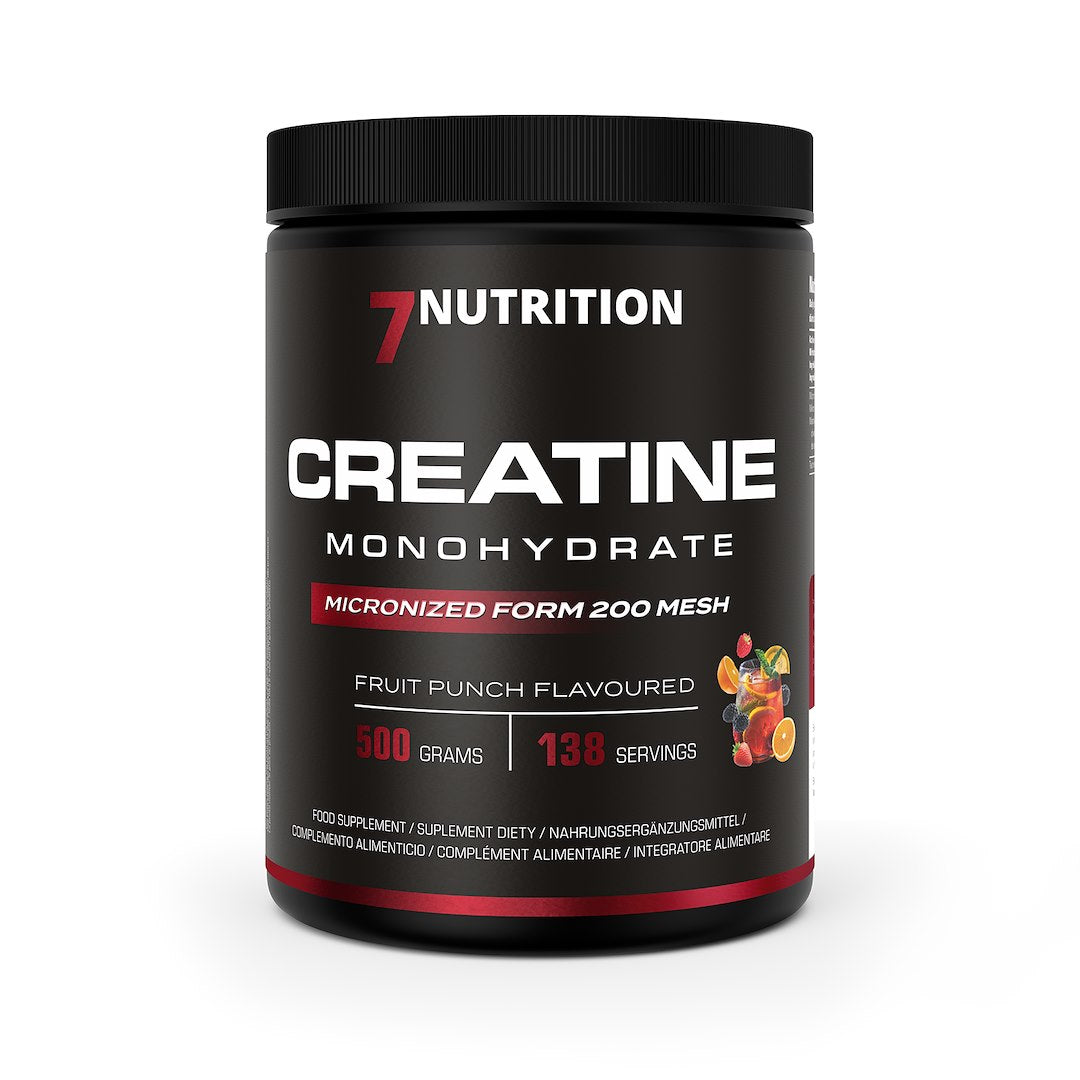 7Nutrition Kreatiini Monohüdraat Puuviljapunch - kreatiinmonohüdraat - puuviljapunchi maitsega 500 g