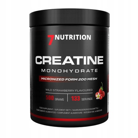 7Nutrition kreatiinmonohüdraat metsmaasikamaitseline - kreatiinmonohüdraat - metsmaasikamaitseline 500 g