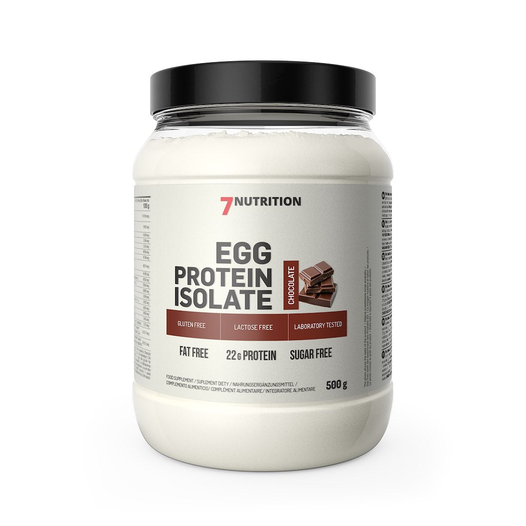 7Nutrition munaalbumiin šokolaadi - munaalbumiini isolaat - šokolaadimaitseline 500g