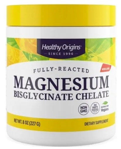 HEALTHY ORIGINS magneesiumdiglütsinaat – magneesiumkelaadi pulber 227 g