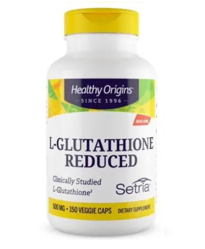 Healthy Origins L-glutatioon redutseeritud – L-glutatioon redutseeritud 150 kaps.