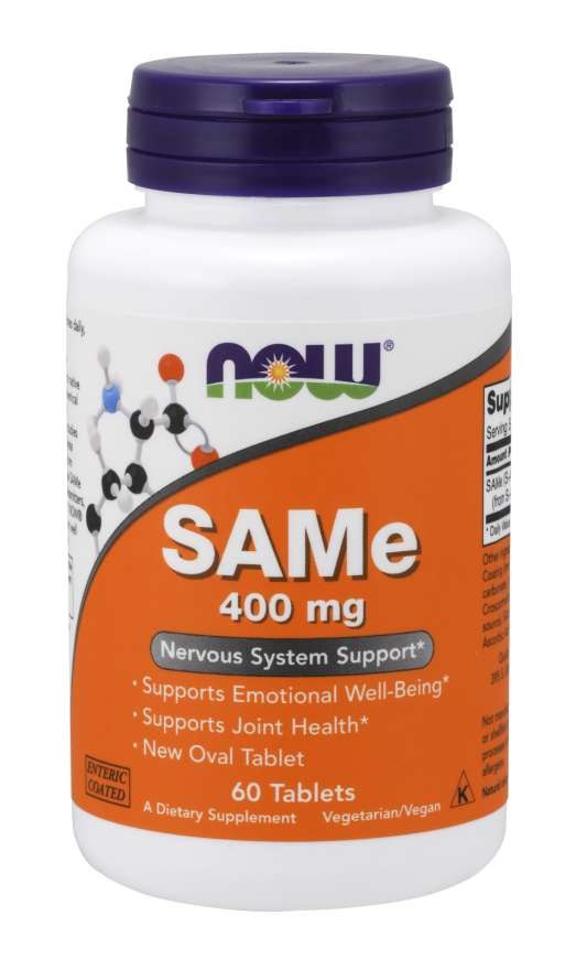 Now Foods SAMe - S-adenosüül-L-metioniin 400 mg 60 tabletti