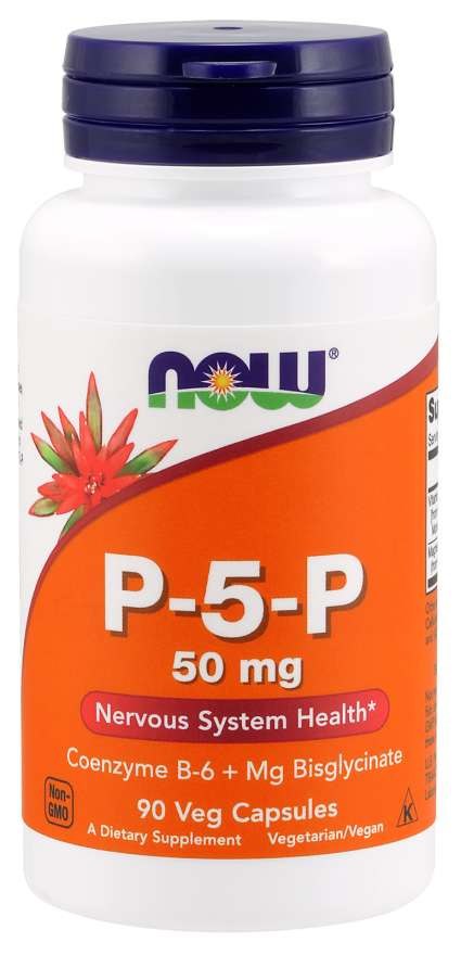 Now Foods P-5-P 50 mg - B6-vitamiin 90 kapslit