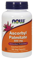 Now Foods askorbüülpalmitaat 500 mg 100 kapslit