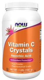Now Foods C-vitamiini kristallipulber – C-vitamiini kristallid askorbiinhape 1361 g
