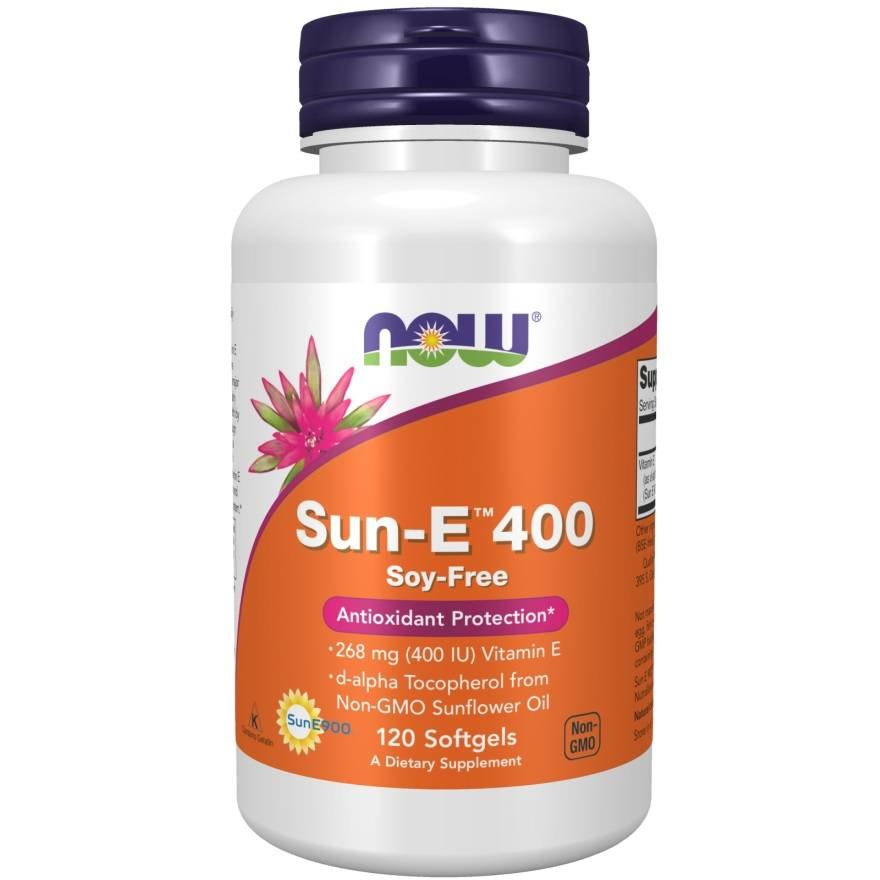 Now Foods Sun-E 400 - E-vitamiin Sun-E 400 - ülepäeviti 120 kaps.