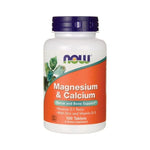 NOW FOODS Magneesium, kaltsium, vitamiin D3 ja tsink 100 tabletti