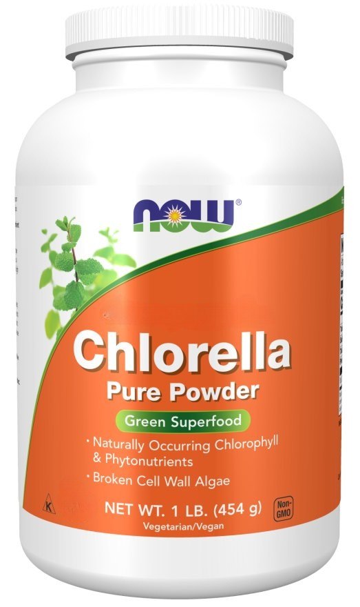 Now Foods Chlorella pulber – klorella pulber 454 g