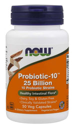 Now Foods Probiotic-10 – 25 miljardit 50 kapslit