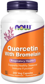 Now Foods kvertsetiin bromelaiiniga 240 kaps.
