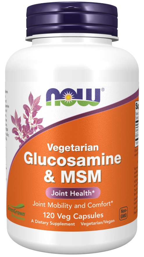 Now Foods taimne glükoosamiin ja MSM 120 kapslit