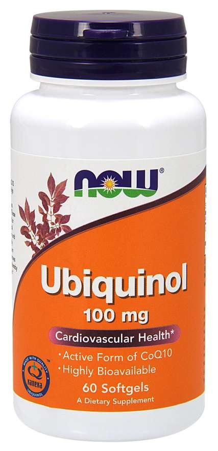 Now Foods ubikinool - koensüüm Q10 100 mg 60 kapslit