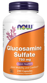 NOW FOODS glükoosamiinsulfaat 750 mg 240 kapslit