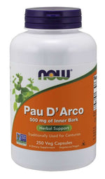 Now Foods Pau D'Arco 500 mg 250 kapslit