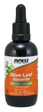 Now Foods oliivilehe glütseriit – oliivilehed 59 ml