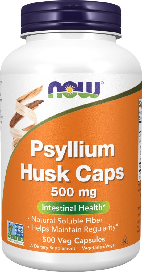 Now Foods Psyllium Husk kapslid 500 mg 500 kapslit