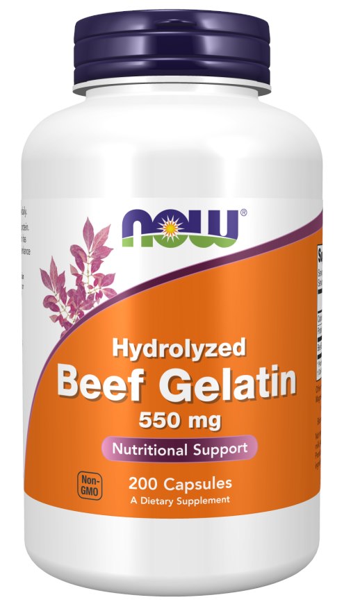 NOW FOODS veiseželatiin - veiseželatiin 550 mg 200 kaps.