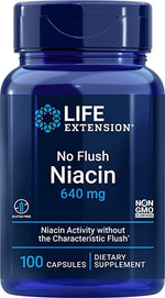 Life Extension – Loputusvaba niatsiin 640 mg 100 kapslit