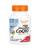 DOCTOR'S BEST koensüüm Q10 400 mg ja piperiin BioPerine – vegan 60 kapslit