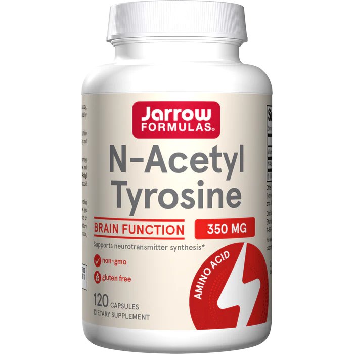 JARROW FORMULAS NALT N-atsetüültürosiin - N-atsetüül-L-türosiin 120 kapslit