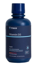 TRACE MINERALS vedel D3-vitamiin – kirsi- ja tsitrusemaitseline 473 ml