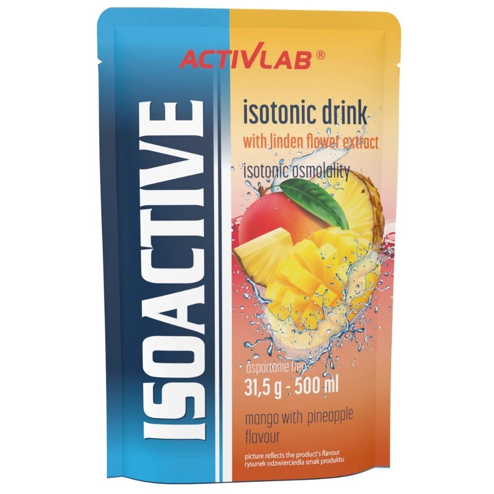Activlab Isoactive funktsionaalne isotoonik laimi, mango ja ananassiga - 20 pakikest