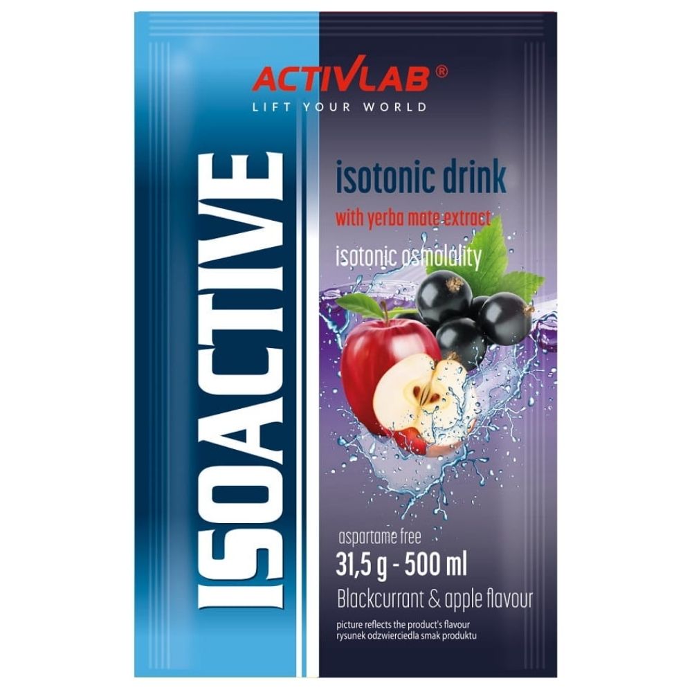 Activlab Isoactive funktsionaalne isotoonik Yerba mate, mustsõstra ja õunaga – 20 pakki