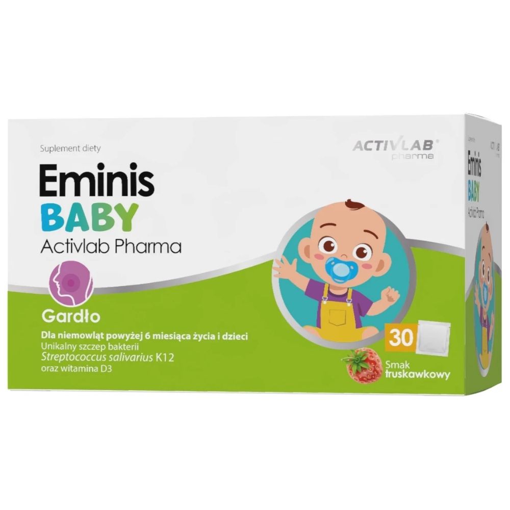 Activlab Pharma Eminis Baby, maasikas - 30 kotikest